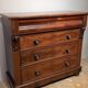 English mahogany chest of drawers