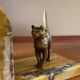 Art deco bookends by Jean Garnier, bronze and marble.