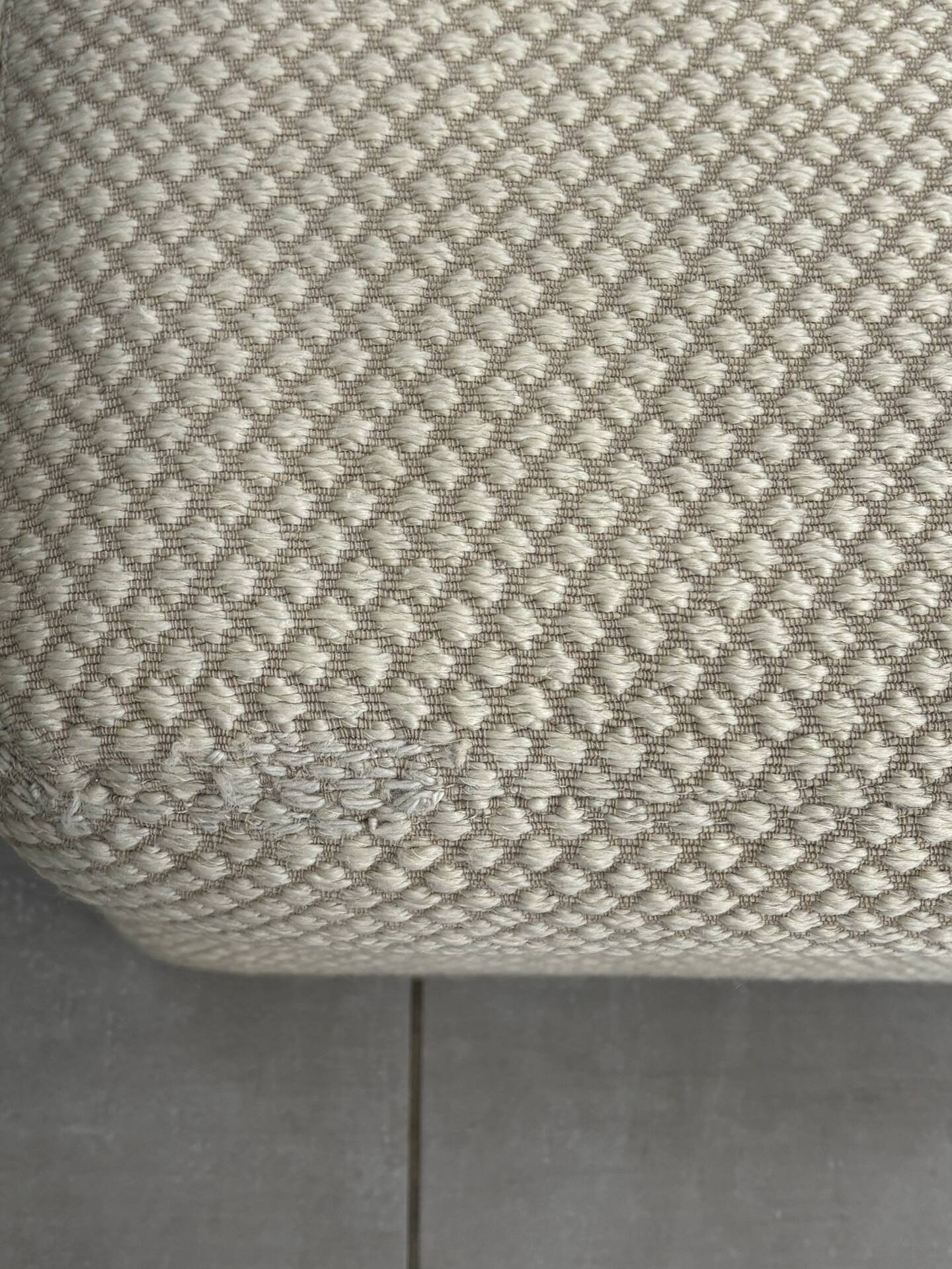Wool fabric armchair