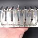 Silver metal toast holder, circa 1940 - good condition