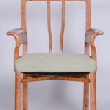 Restored ArtDeco Seating Set, Beech, Maple Root Veneer, Czechia, 1930s