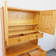 Charlotte Perriand Les Arcs vintage pine storage unit from the 60s 70s
