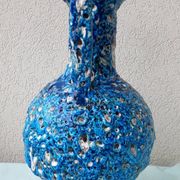 Pichet bleu en céramique fat lava