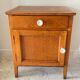 Table de chevet en chêne annees 50
