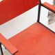 Gijs van der Sluis red and black chairs with armrests