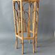 Vintage bamboo pedestal table.