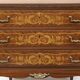 Antique and antique desk, marquetry. After professional renovation.