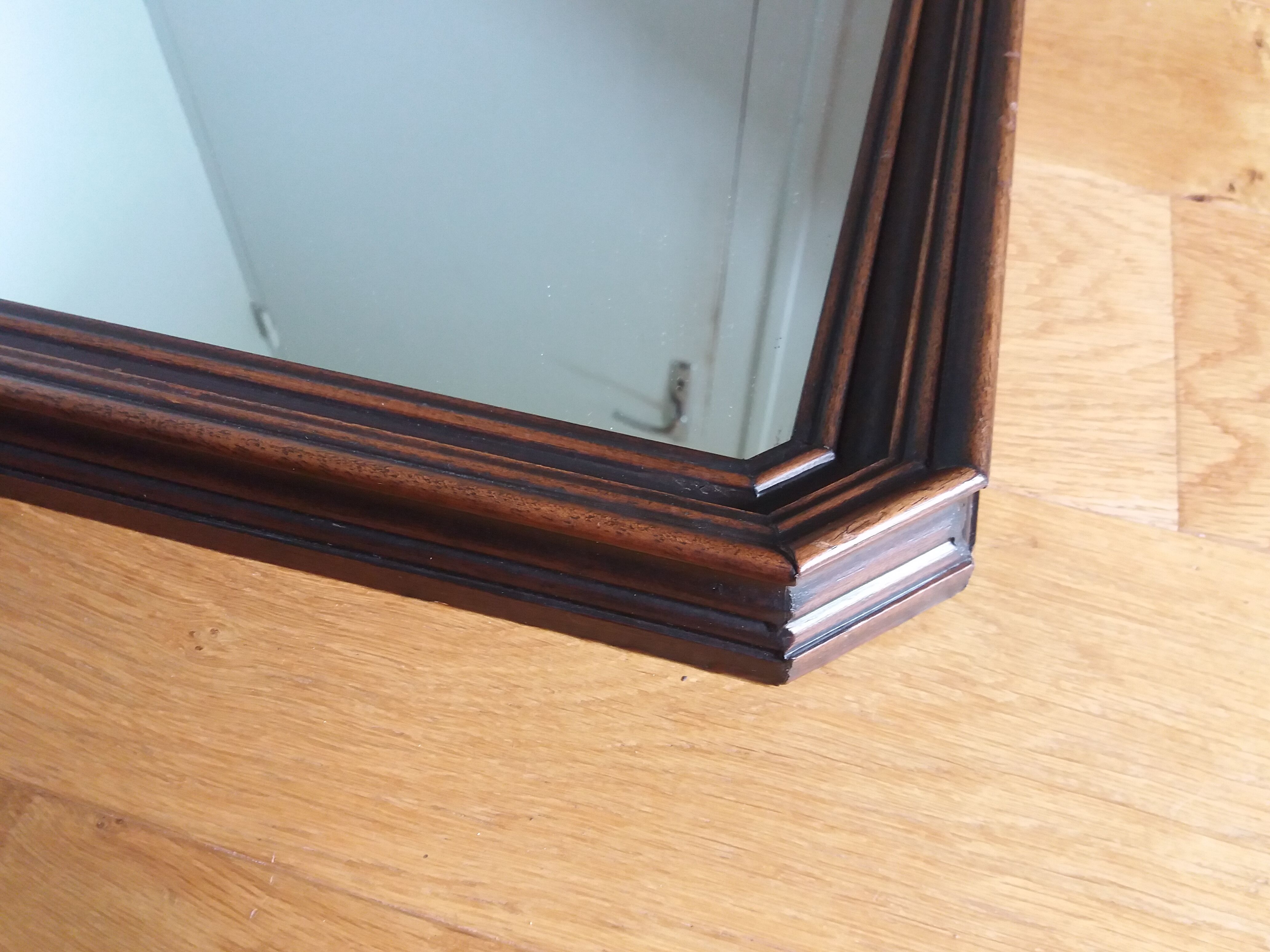 Art Deco mirror molded wood 69 x 49