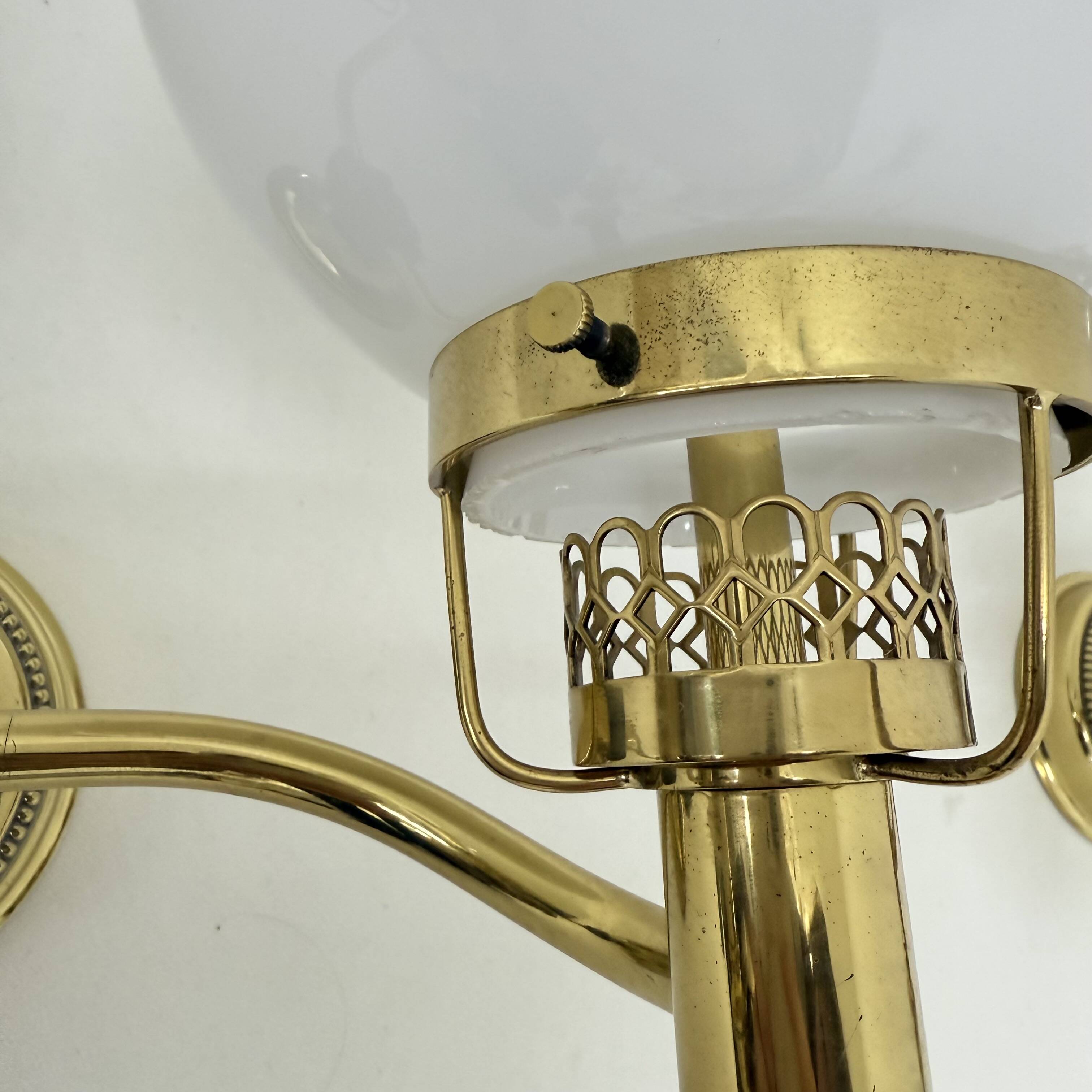 Brass Sconces by Vereinigte Werkstätten München 1970s