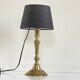 Chic vintage solid brass lamp