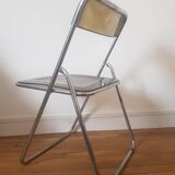 Metal and plexiglass folding chair