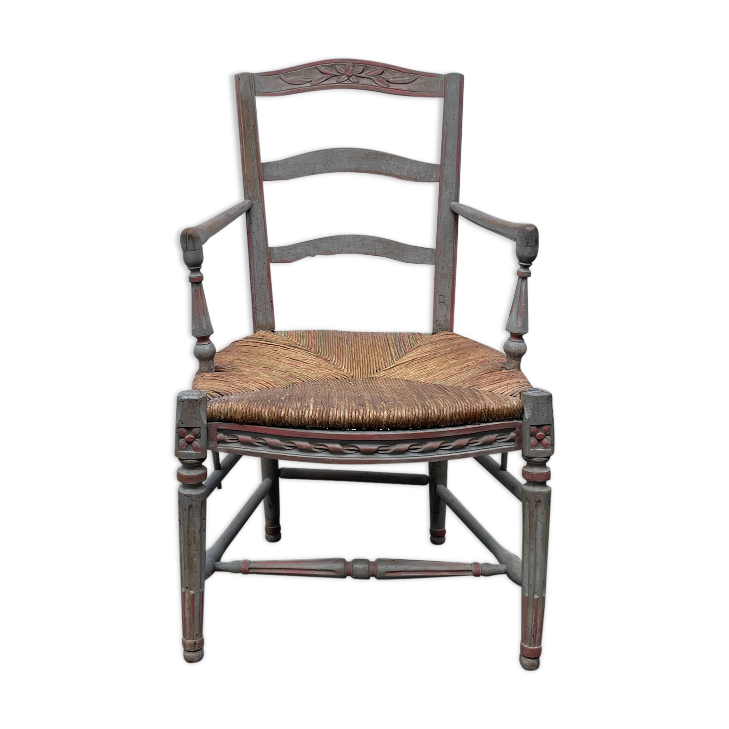 French antique Armchair Louis Philippe style, Provence