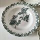 4 ironstone plates A. Lebacqz & M. Bouchart Richelieu model
