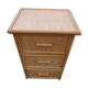 Commode en bois et osier