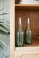 Set of 2 vintage "fritillary" bottles