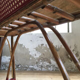 Rattan and rilsan planter