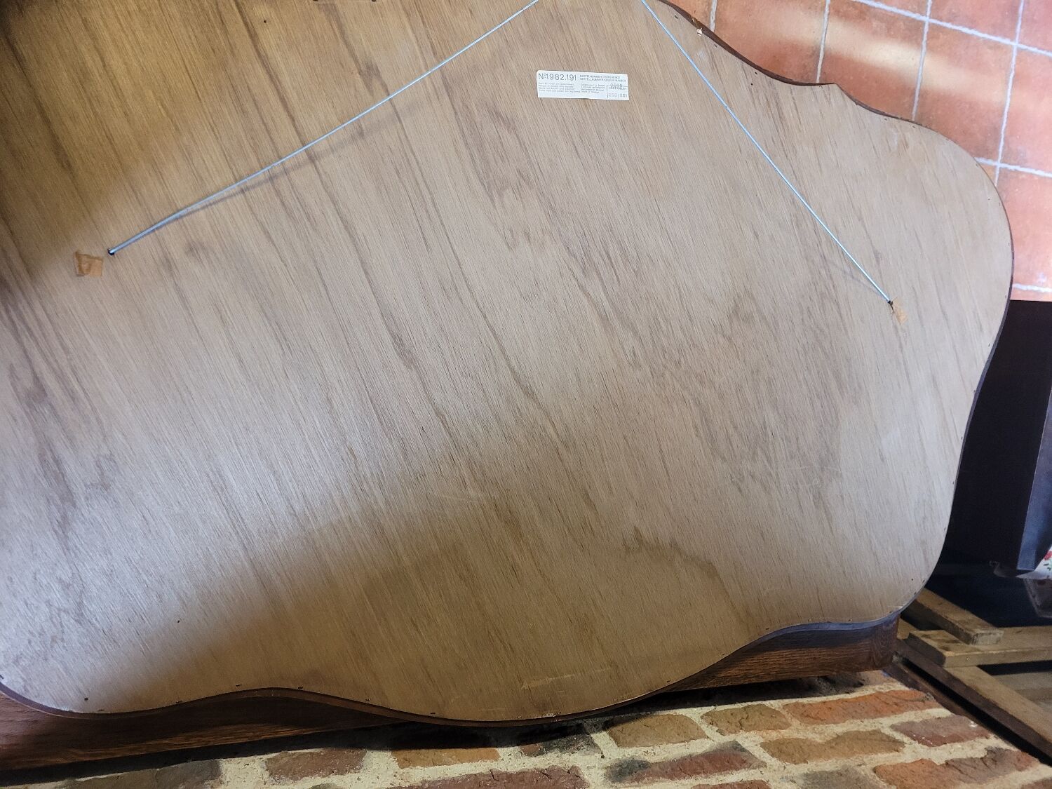 Louis XV style wooden mirror