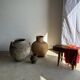 Basket jar in traditional Indonesian wickerwork H48 D40