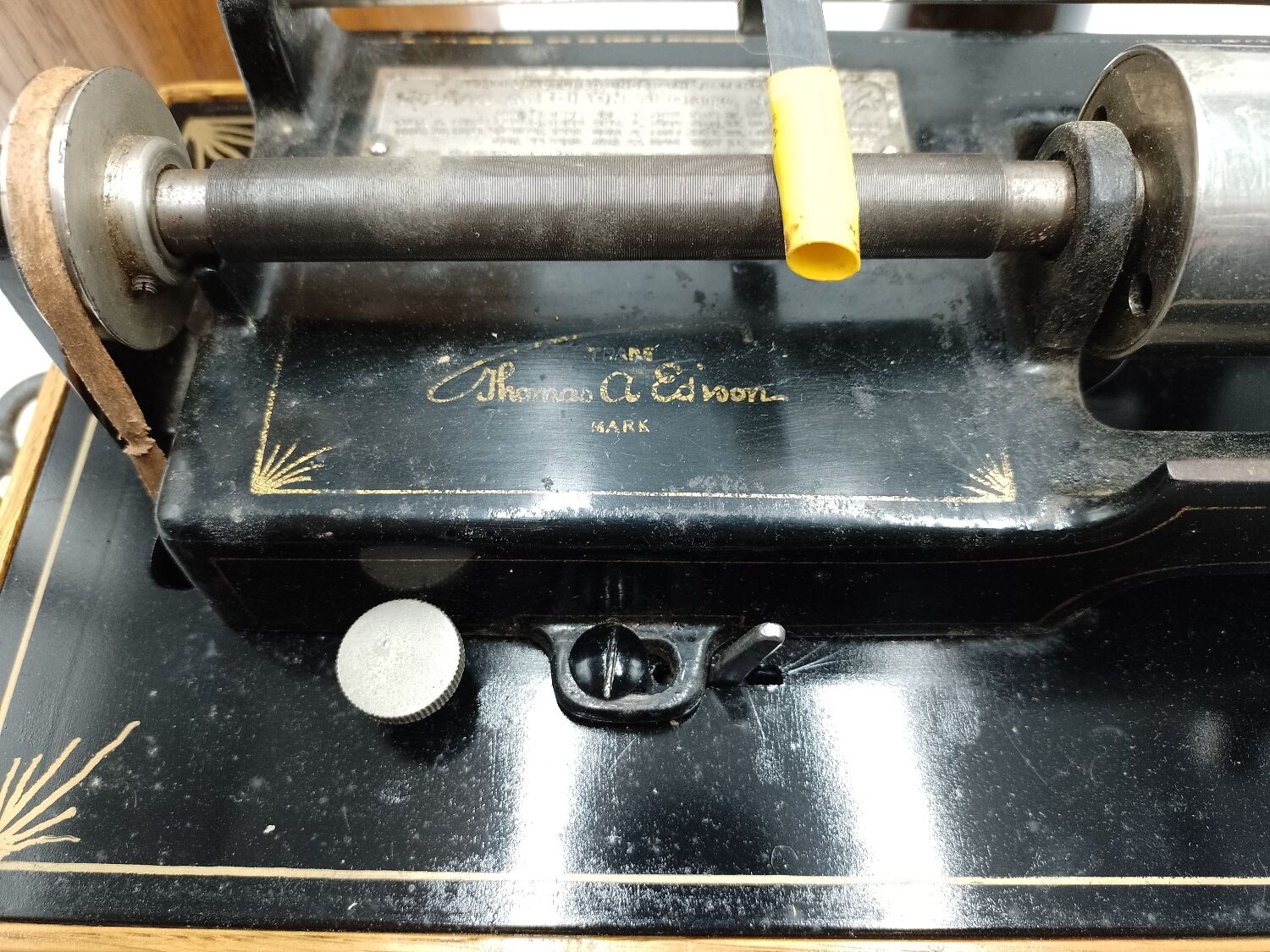 Thomas Edison cylinder phonograph