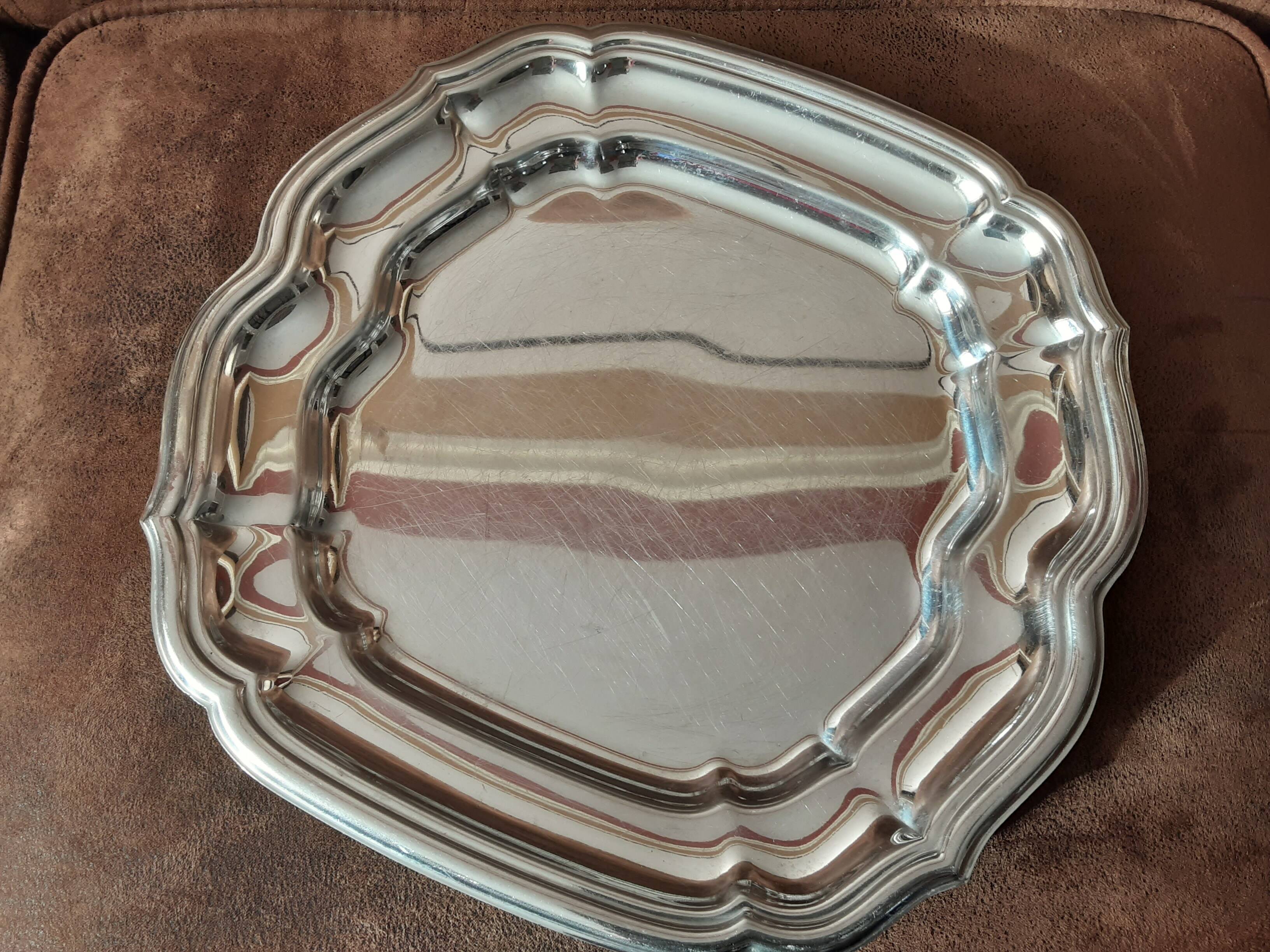 Vintage stainless steel dish