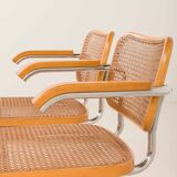 Pair of Italian vintage Ceska chairs by Gavina, 1960s