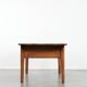 Fantastic antique French coffee table made of fruitwood with two drawers
