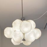 Lustre grape chrome et opaline vintage