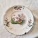 Antique ceramic or earthenware plate from the 19th century, Chinese style decoration