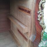 Pair of Louis XV style bedside tables with marble top