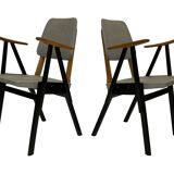 Vintage Palais De Tokyo armchair by Zwager Ermeloo, 1950's design