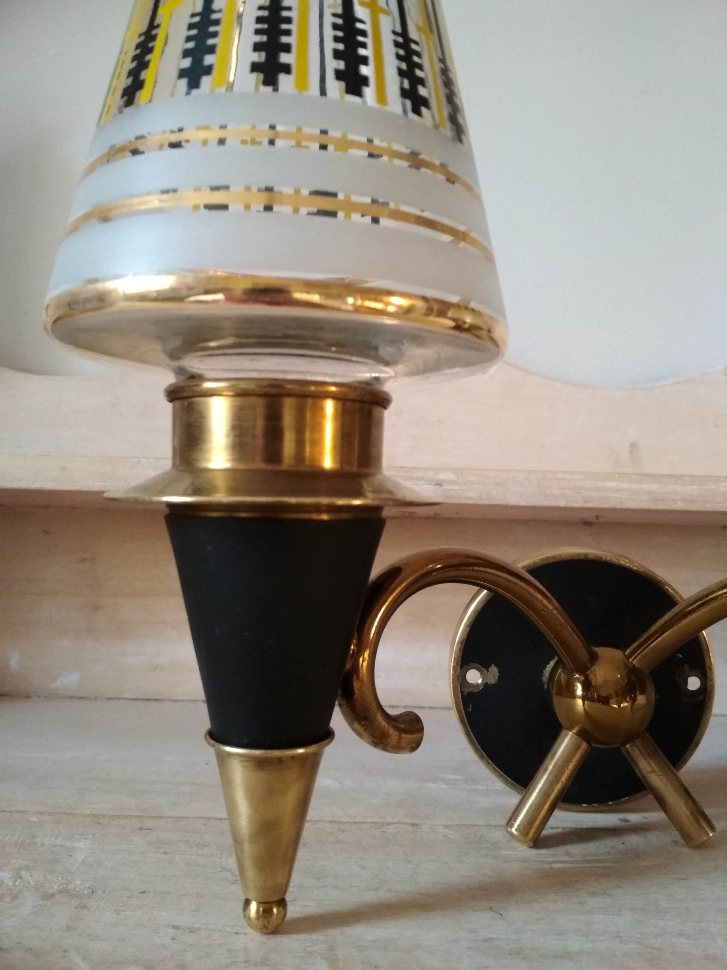 Vintage wall lamp from the 50s