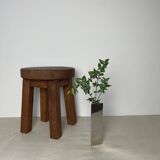 Vintage chrome vase