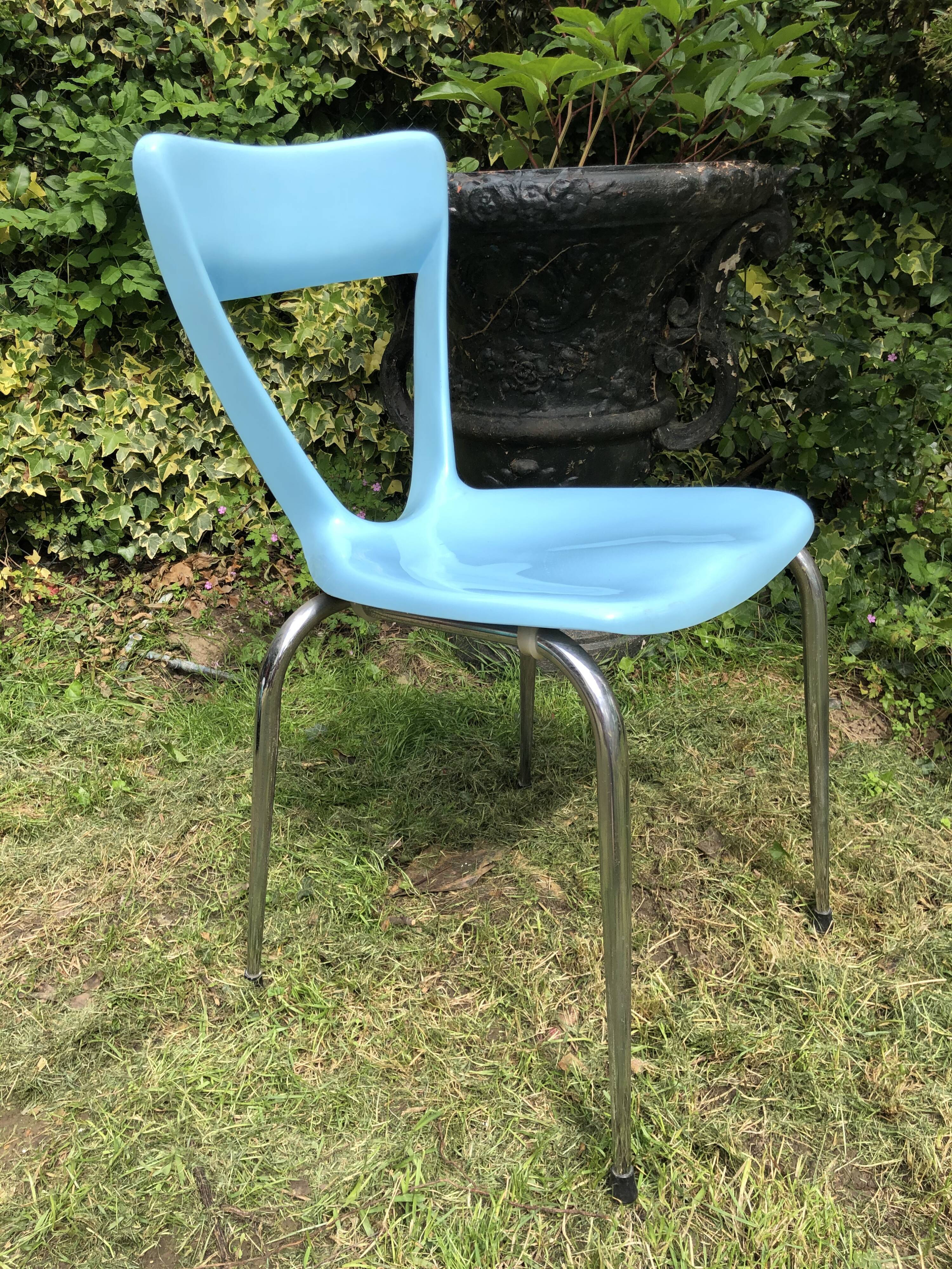 Set of three vintage Gilac chairs