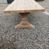 Solid oak monastery table