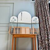 Miroir triptyque Art Déco lumineux