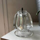 Pied de lampe en cristal style Daum Baccarat 1940