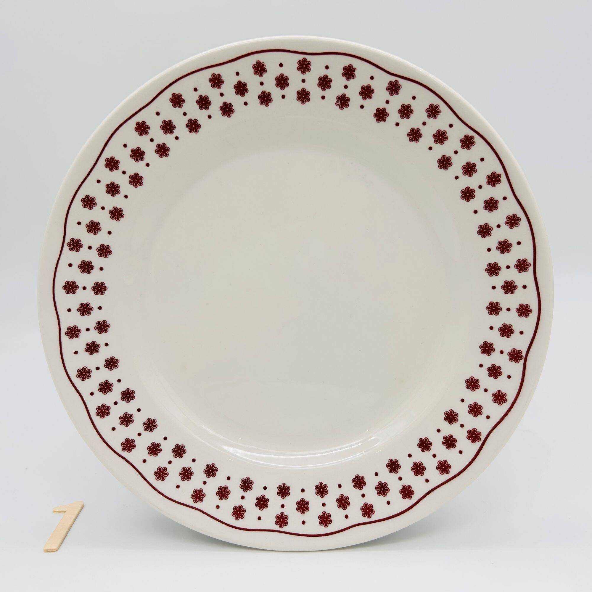 6 dessert plates "Nuova Fontebasso", Italy.