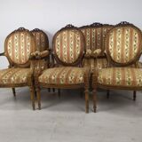 Lounge armchairs bench medallion