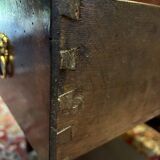 Empire period console in walnut