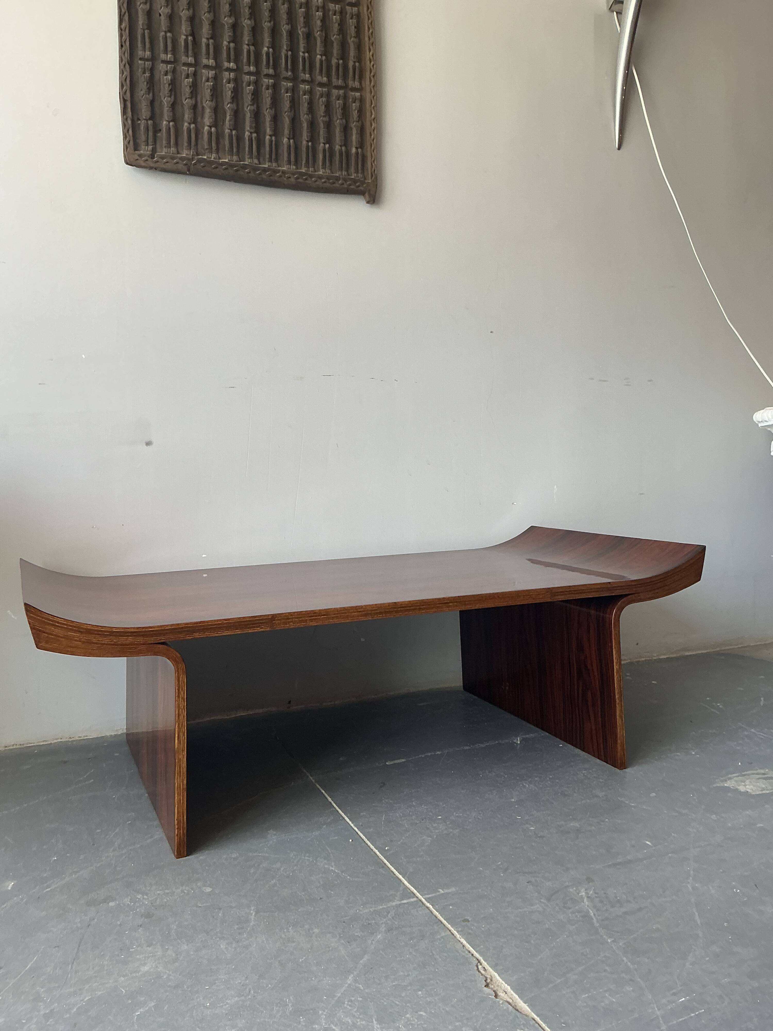 Japanese Tendo Mokko coffee table / bench 1960.