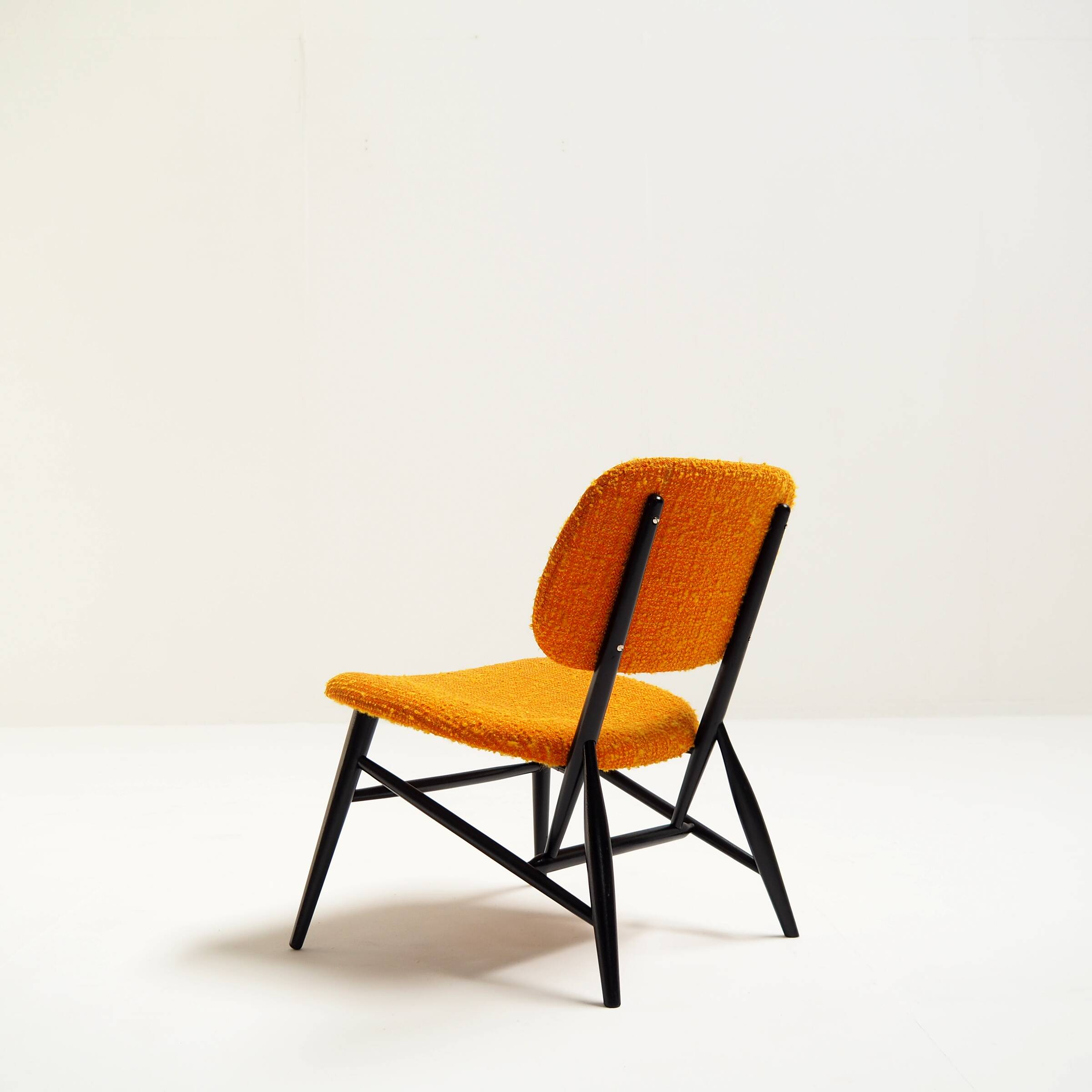 Scandinavian Lounge Chair from the Mid-1950s with a Stunning Frame