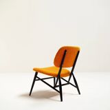 Scandinavian Lounge Chair from the Mid-1950s with a Stunning Frame