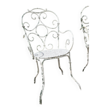 Fauteuil fer forgé XIXe débutXXe