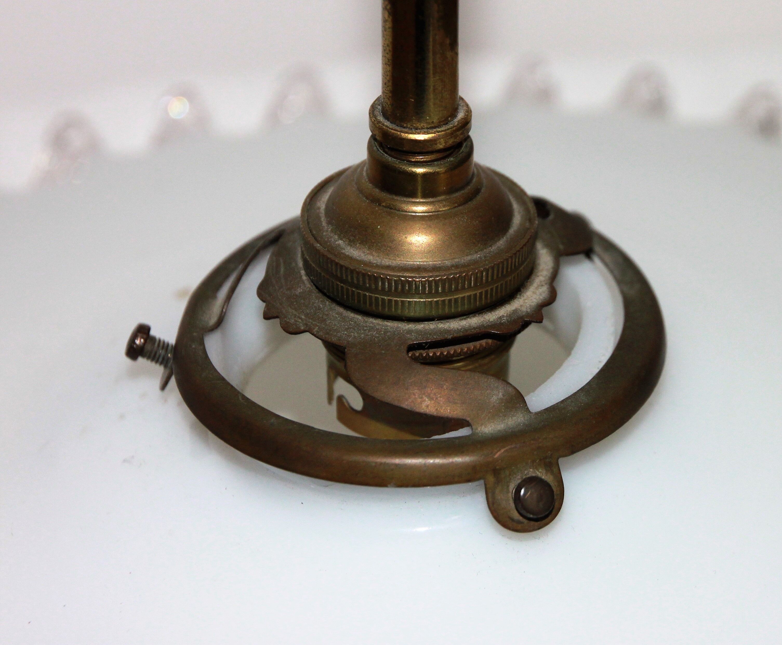 Opaline hanging lamp