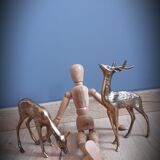 DuO deer and brass doe