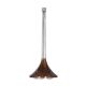 70s plexiglass tulip pendant light / chandelier