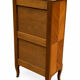 Louis XV style chest of drawers, Rosewood veneer and marquetry.