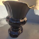 Pair of black earthenware planters