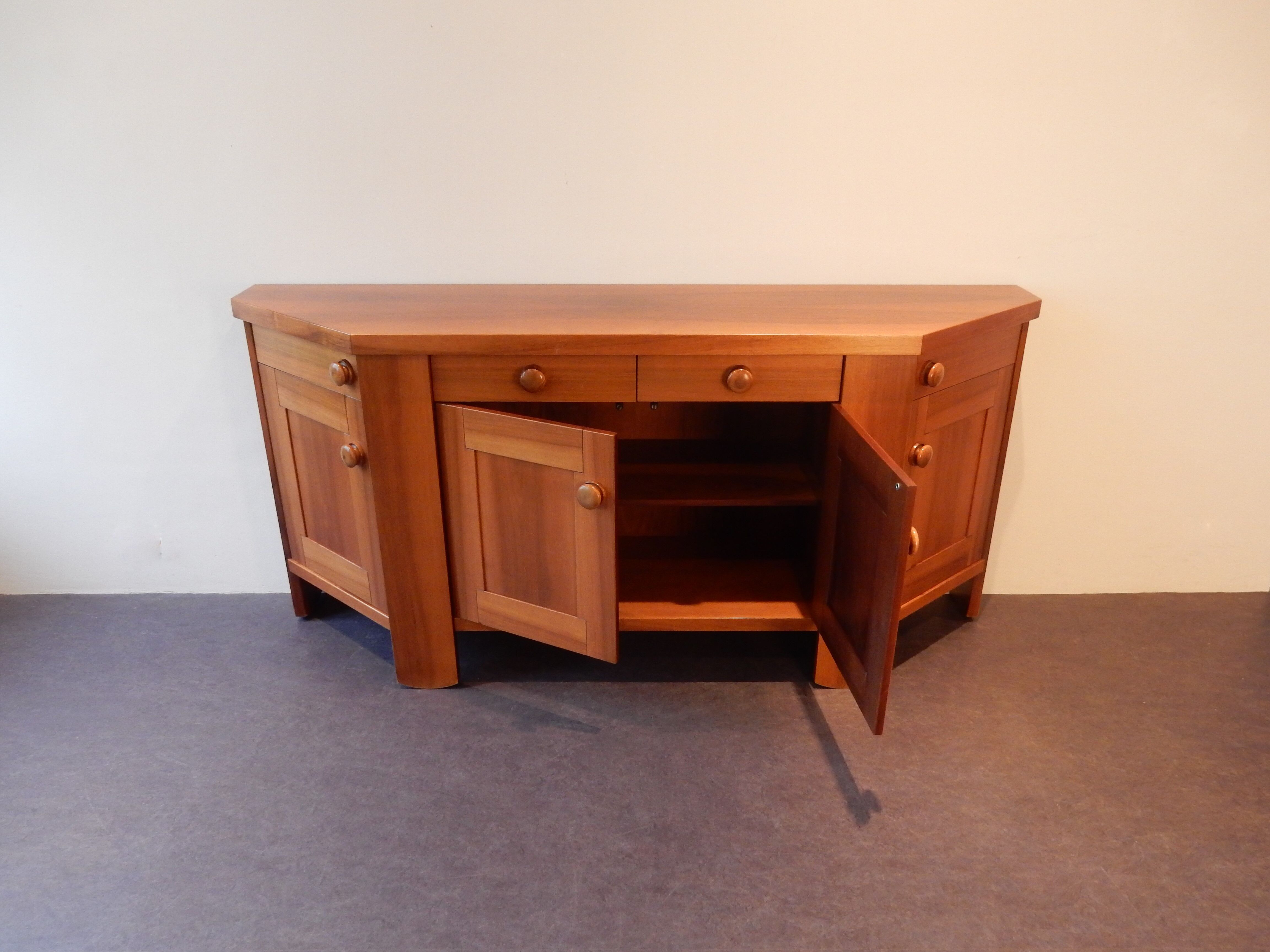 Walnut sideboard by Silvio Coppola for Bernini, Italy 1960's