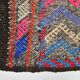 Tapis kilim vintage multicolore à motifs zigzag géométriques, 184x274 cm